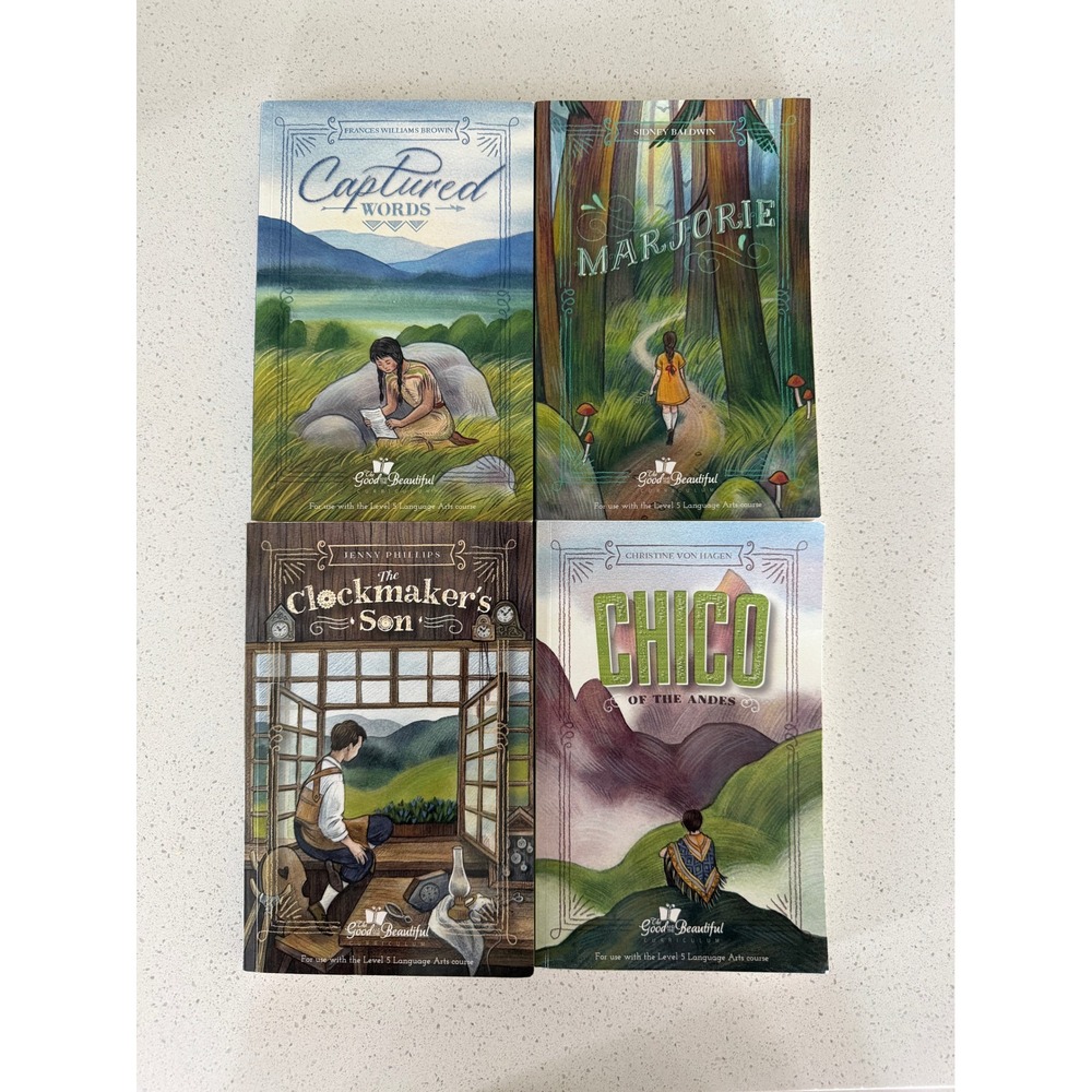 The Good and the Beautiful Level 5 Language Arts Book Set 4 Books Homeschool